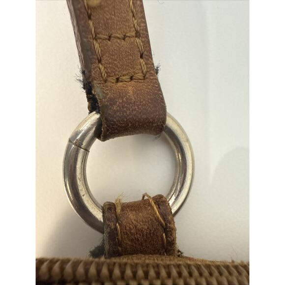 Fossil Genuine Leather Crossbody Bag Small Brown 7x8 Zip Pocket Adjustable Strap - Picture 10 of 11